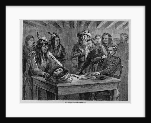An indian peace-offering by Anonymous