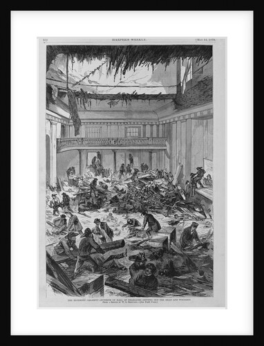 The Richmond calamity - interior of Hall of Delegates - getting out the dead and wounded by Anonymous