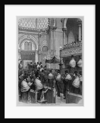 Consecration of a Jewish synagogue by Anonymous