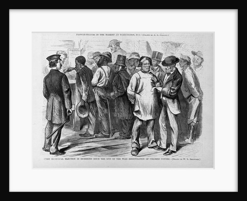 First municipal election in Richmond since the end of the war - registration of colored voters by Anonymous
