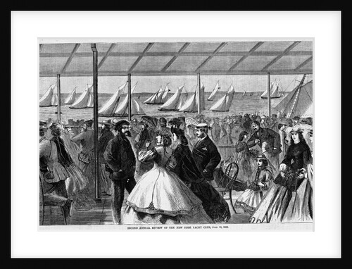 Second Annual Review of the New York Yacht Club, June 19, 1866 by Anonymous