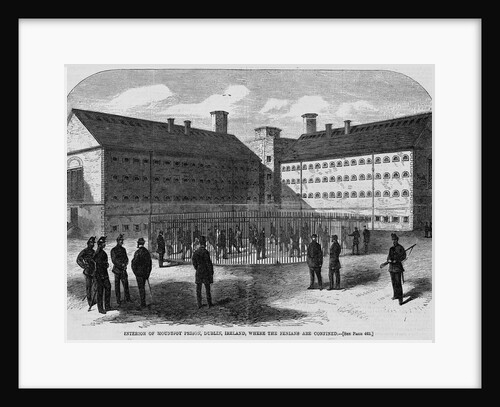 Interior of Mountjoy Prison, Dublin, Ireland, Where the Fenians Are Confined by Anonymous