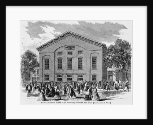 Plymouth Church (Henry Ward Beecher's), Brooklyn, New York by Anonymous