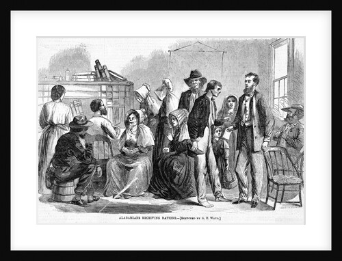 Alabamians Receiving Rations by Anonymous