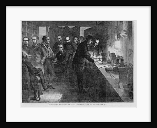Testing the Recovered Atlantic Telegraph Cable of 1866 by Anonymous