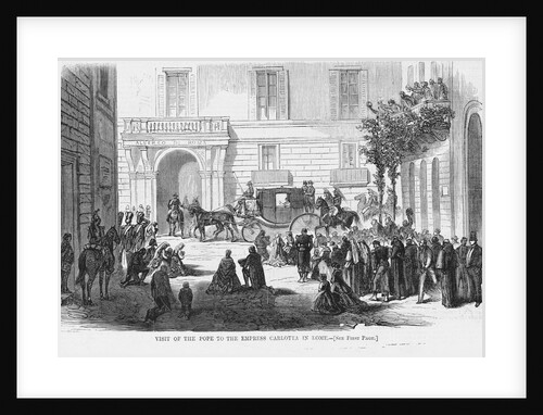Visit of the Pope to the Empress Carlotta in Rome by Anonymous