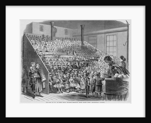 Infant Class at the Five Points Mission, New York City. Receiving Lunch by Anonymous