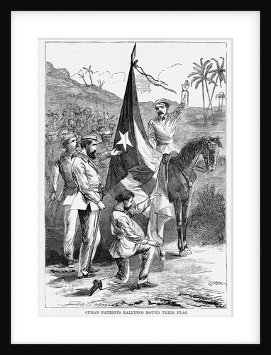 Cuban Patriots Rallying Round Their Flag by Anonymous