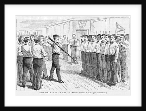 Cuban Drill-room in New York City by Anonymous