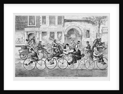 The Velocipede Mania - What it May Come To! by Anonymous