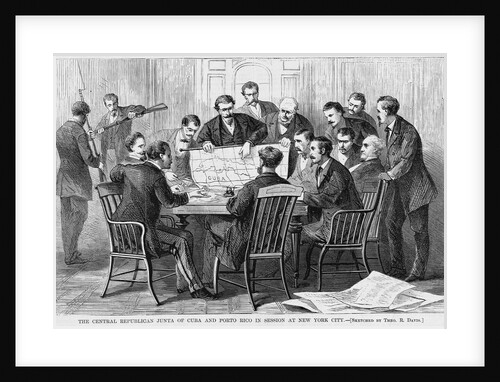 The Central Republican Junta of Cuba and Port Rico in Session at New York City by Anonymous