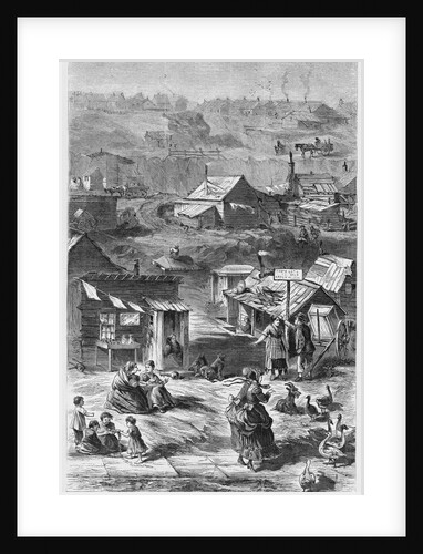 The Squatters of New York - Scene Near Central Park by Anonymous