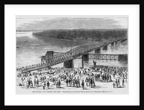 The Kansas City Bridge, Missouri by Anonymous