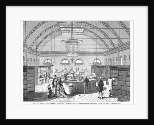The New Mercantile Library Building, Philadelphia by Anonymous
