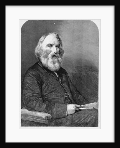 Henry Wadsworth Longfellow Magazine Illustration Published in Harper's Weekly by Anonymous
