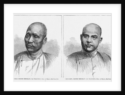 Sing-Man, Chinese Merchant, San Francisco; Chow Chew, Chinese Merchant, San Francisco by Anonymous