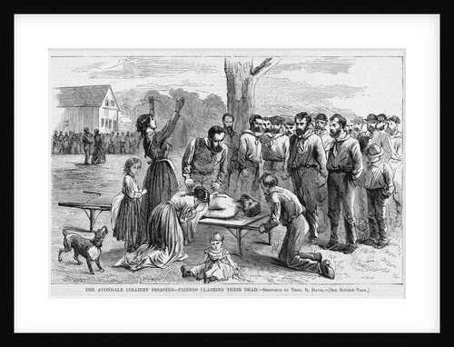 The Avondale Colliery Disaster - Friends Claiming Their Dead by Anonymous