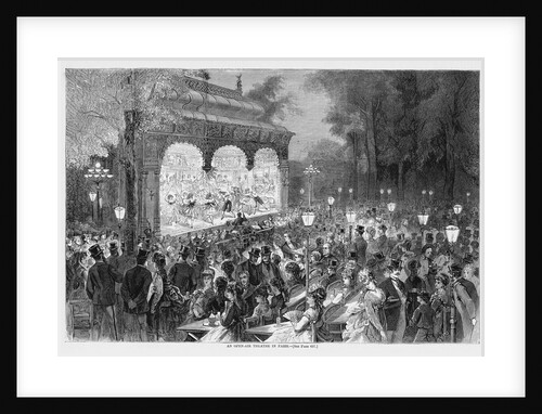 An Open Air Theatre in Paris by Anonymous