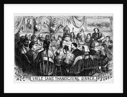 Uncle Sam's Thanksgiving Dinner by Anonymous