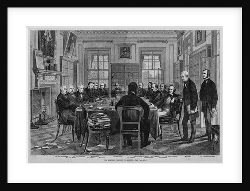 The British Cabinet in session by Anonymous