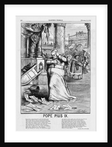 Pope Pius IX Political Cartoon by Thomas Nast
