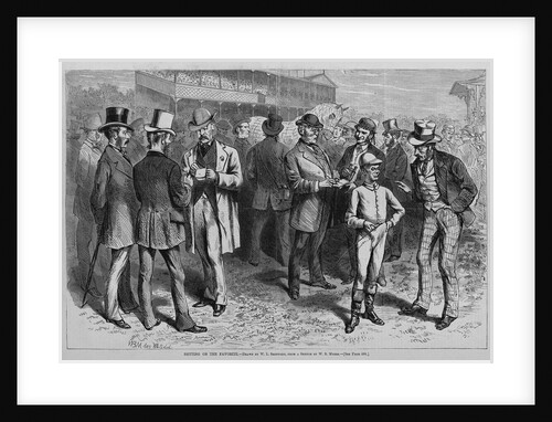 Betting on the favorite by W. L. Sheppard, from a sketch by W. B. Myers by Anonymous