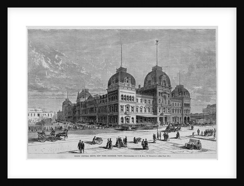 Grand Central Depot, New York, Exterior View by Anonymous