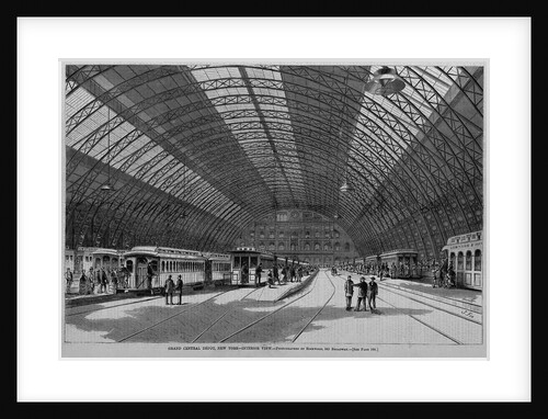 Grand Central Depot, New York, Interior View by Anonymous