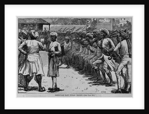 Irregular East Indian Troops by Anonymous