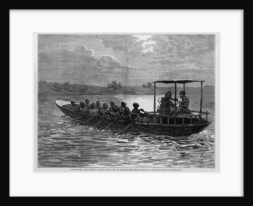 Livingstone and Stanley Going From Ujiji to Rusuzi River by Anonymous