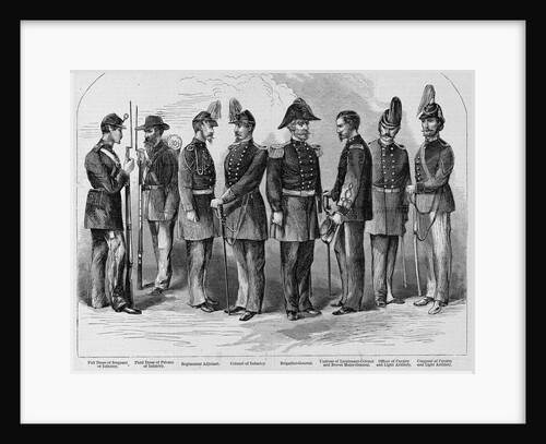 New Uniform of the United States Army. From Patterns Furnished By Messrs, Schuyler, Hartly, and Gra by Anonymous