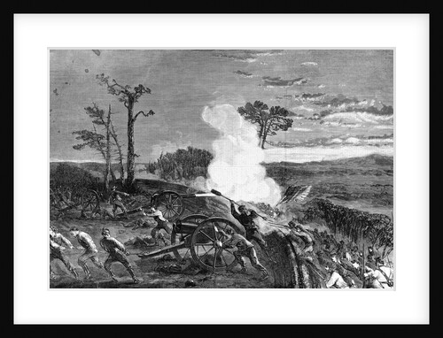 The Army of the Cumberland - General Baird's Division Capturing the Rebel Guns on the Left of Missionary Ridge by Anonymous