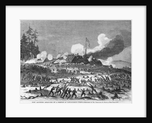 Fort Saunders Assaulted by a Portion of Longstreet's Corps by Anonymous