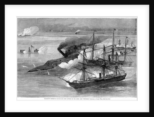 Farragut's Victory in Mobile Bay - The Capture of the Rebel Ram "Tennessee" by Anonymous