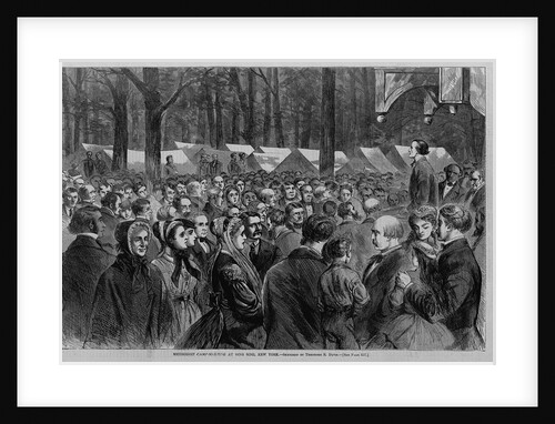 Methodist camp-meeting at Sing Sing, New York by Theodore R. Davis
