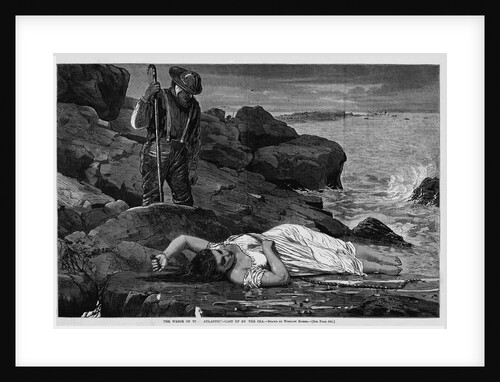 The Wreck of the Atlantic - Cast Up by the Sea by Winslow Homer