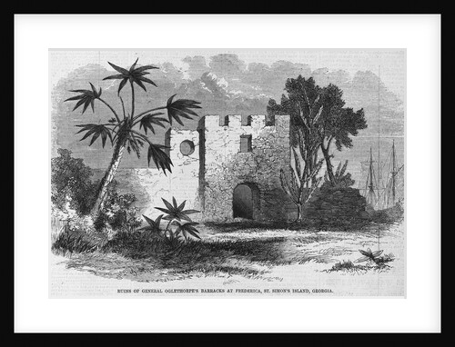 Ruins of General Oglethorp's Barracks at Frederica, St. Simon's Island, Georgia by Anonymous