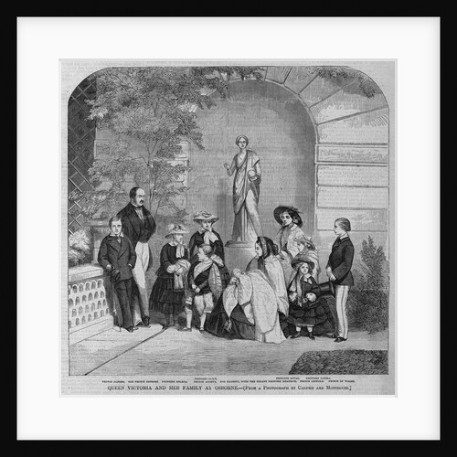 Queen Victoria and Her Family at Osborne by Anonymous
