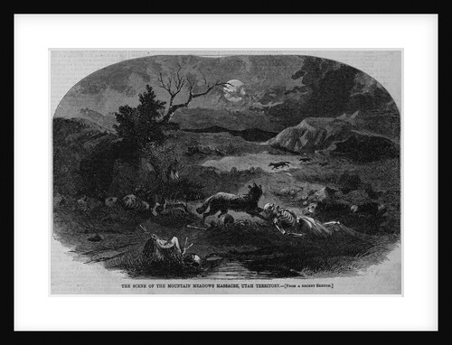 The Scene of the Mountain Meadows Massacre, Utah Territory by Anonymous