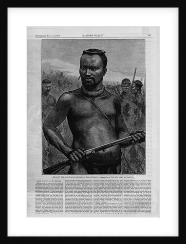 The Zulu War - Dabulamanzi, Brother of King Cetywayo, Commander of the Zulu Army at Isandula by Anonymous