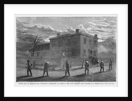 Lynch Law in Indiana - The Vigilance Committee at Work at the New Albany Jail by Anonymous
