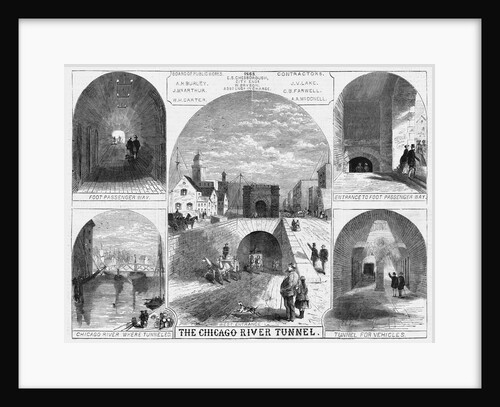 The Chicago River Tunnel by Anonymous