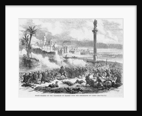 Spain - Charge of the Chasseurs of Madrid Upon the Insurgents of Cadiz by Anonymous