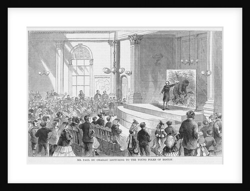 Mr. Paul Du Chaillu Lecturing to the Young Folks of Boston by Anonymous
