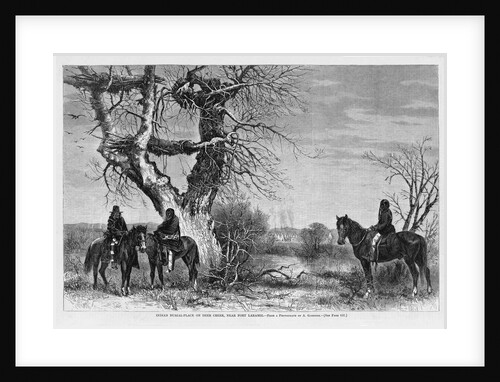 Indian Burial-Place on Deer Creek, Near Fort Laramie by Anonymous