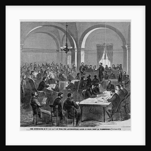 The Court-Room in which Captain Wirz, the Anderson Jailer, is Being Tried at Washington by Anonymous