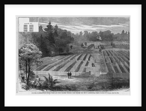 Grounds at Andersonville, Georgia Magazine Illustration Published in Harper's Weekly by Anonymous