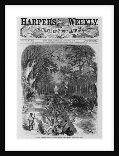 Cutting the Canal Opposite Vicksburg by Anonymous