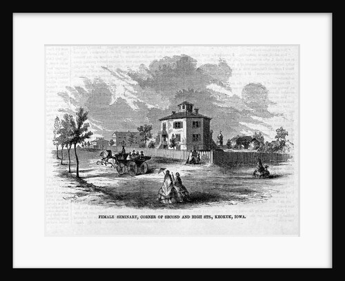 Female Seminary, Corner of Second and High Sts., Keokuk, Iowa by Anonymous