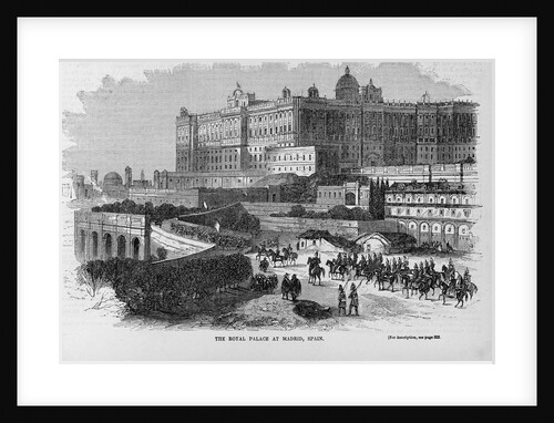 The Royal Palace at Madrid, Spain by Anonymous